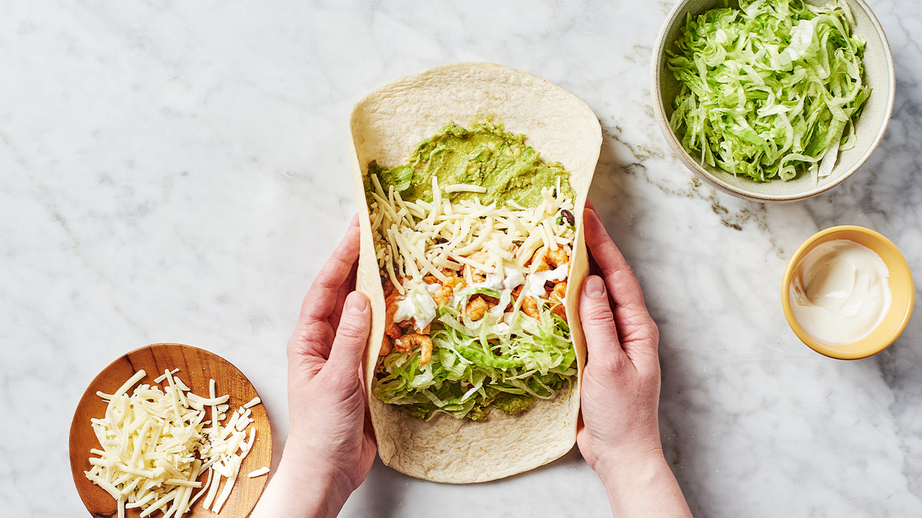 Guide pour faire un burrito étape par étape RICARDO